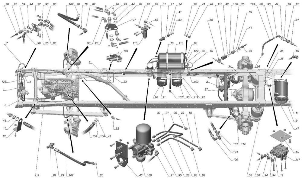 Привод тормозной системы