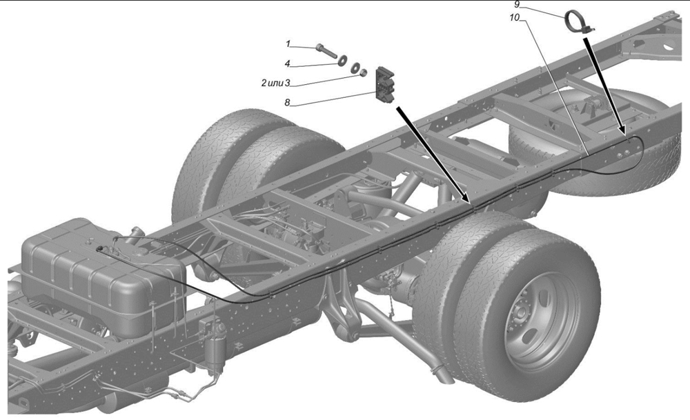 Топливопроводы подогревателя