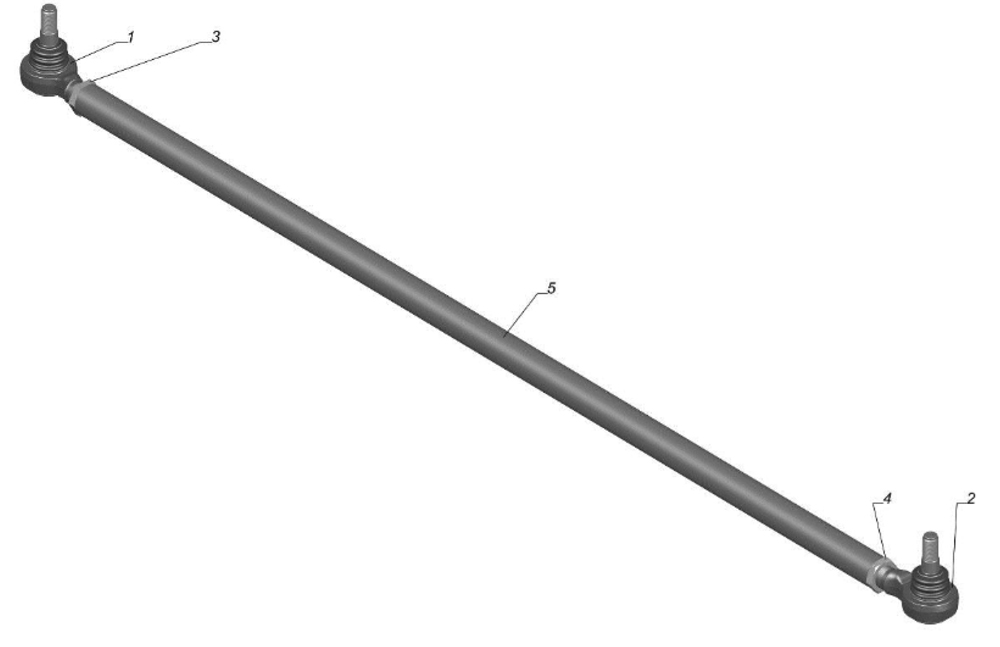 Тяга поперечная рулевая