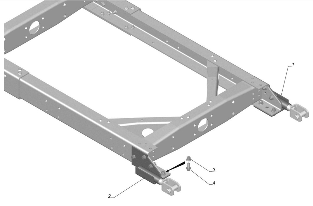 Задние буксирные проушины